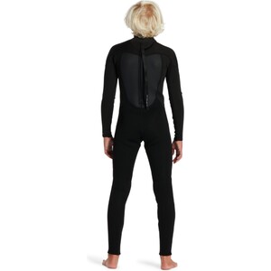 2024 Quiksilver Boys Prologue 3/2mm Back Zip Flatlock Wetsuit EQBW103121 - Black